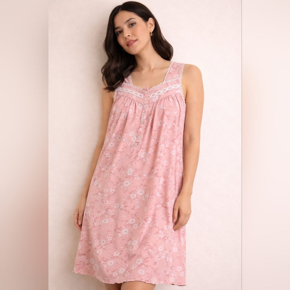 Floral Jasmine Rose Sleeping Gown Small